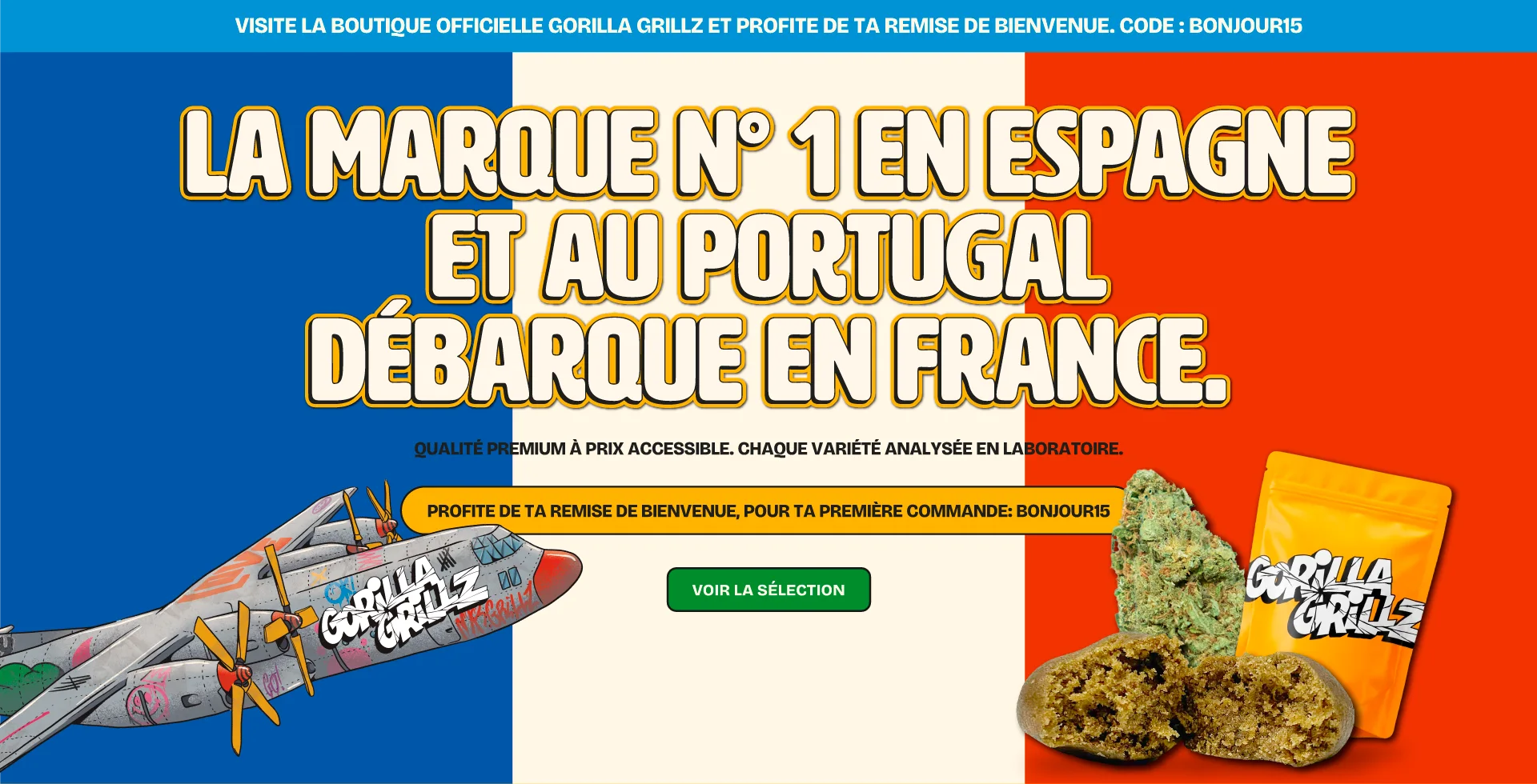 La marque nº 1 en Espagne et au Portugal débarque en France. Qualité premium à prix accessible. Code de bienvenue : BONJOUR15. Voir la sélection